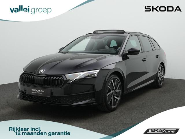 Skoda OCTAVIA Combi 1.5 TSI MHEV 150 pk DSG Sportline | Panoramadak | Trekhaak | 360 camera | Head-up display | Matrix LED