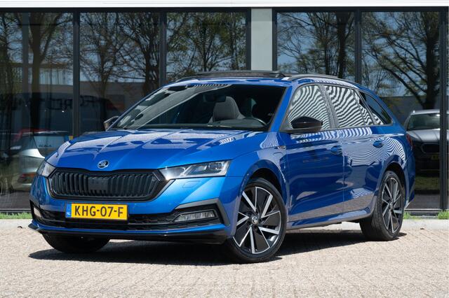 Skoda OCTAVIA Combi 1.4 TSI iV PHEV Sportline | Afn. trekhaak | Pano | HUD | Canton | 1.500kg trekgew.