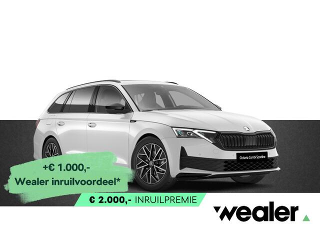 Skoda OCTAVIA Combi Sportline Business 1.5 TSI 150 PK DSG | Automaat | Trekhaak | Panoramadak | Winterpakket |