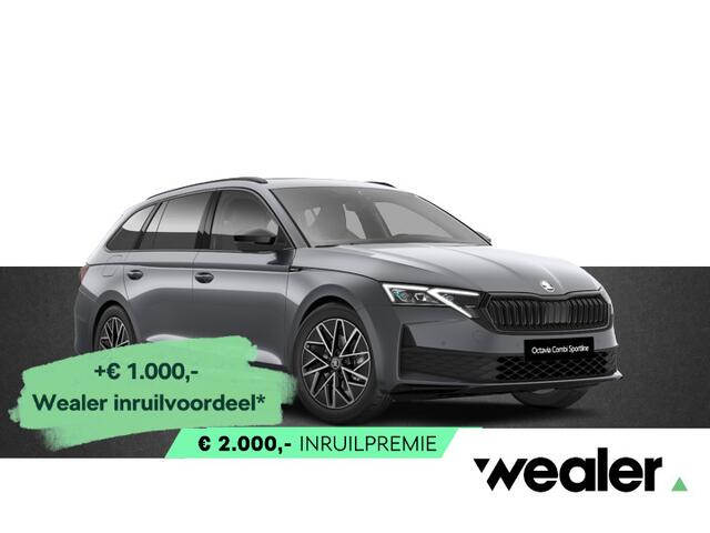 Skoda OCTAVIA Combi Sportline Business 1.5 TSI 150 PK DSG | Automaat | Trekhaak | Panoramadak | Winterpakket |
