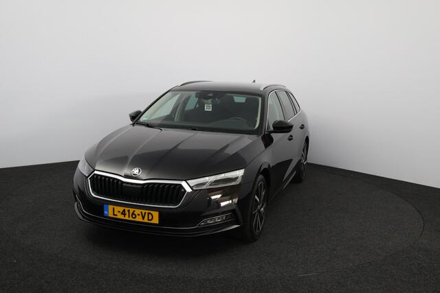 Skoda OCTAVIA Combi 1.5 TSI First Edition/ Trekhaak/ 150pk!/ Virtual Dashb./ 18'' LMV/ LED Koplampen/ Keyless/ Camera/ Lane-Assist./ Stoelverw./ Apple + Android/ Adaptive Cruise/ Extra getint glas/ Chroom/ PDC V+A/ Navi.