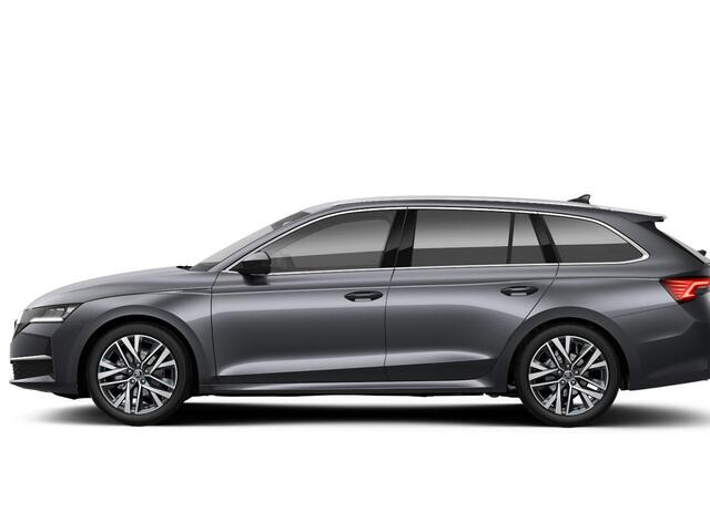 Skoda OCTAVIA Combi 1.5 TSI MHEV Business Edition Plus 150 pk 7 versn. DSG | Chrome Pakket | Trekhaak | Winter Pakket | Lichtmetalen velgen 18" Lerna Antraciet
