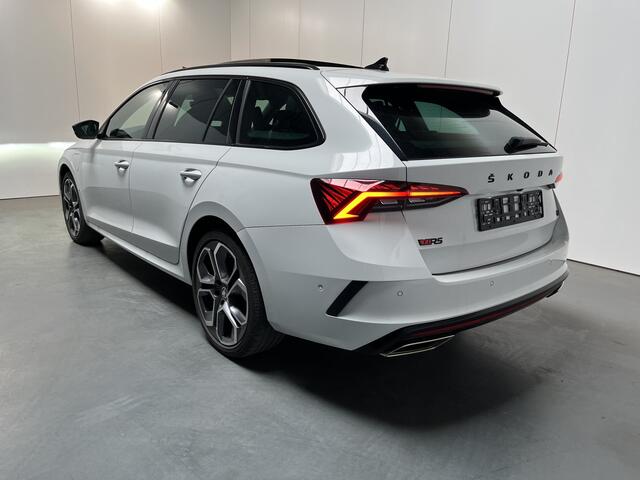 Skoda OCTAVIA Combi 1.4 TSI RS iV PHEV / AUTOMAAT/ 245 PK/ PANO/ ACC/ SMARTLINK/ PARK.SENSOR. + CAMERA/ STUUR+STOELVERWARM./ DCC/ HEAD-UP/ ELEK.ACHTERKLEP/ DODEHOEK/ CANTON AUDIO/ DIGITAL DASH/ NAVI/ DAB/ CLIMA/ LED