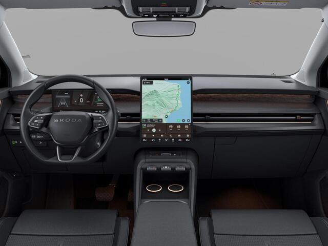 Skoda Peaq 90 Business Edition 7p. 286 pk | Suite Interieur | Adaptive Chassis Control Pakket | Assist pakket | Convenience Pakket met stoelventilatie | Derde zitrij | Simply Clever | Tech pakket | Trekhaak | Warmtepomp | Winter pakket | 21" lichtmetalen velgen "Javan" zwart gepolijst