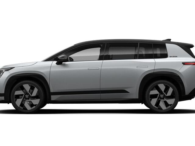 Skoda Peaq 90 Sportline 7p. 286 pk | Panorama Dak | Derde zitrij | Trekhaak | Winter Pakket | Zwart Dak | 21" lichtmetalen velgen "Dugong" zwart gepolijst