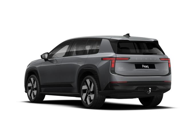 Skoda Peaq 90 Business Edition 7p. 286 pk | Tech Pakket | Trekhaak | Winter Pakket | Derde zitrij | Convenience Pakket met stoelventilatie | Assist Pakket | Adaptive Chassis Control Pakket | Interieur 'Suite' Ceramique | Velgen 21" lichtmetalen velgen "Javan" zwart gepolijst