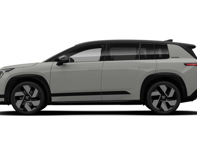 Skoda Peaq 90 Sportline 7p. 286 pk | Adaptive Chassis Control Pakket | Assist pakket | Panorama Dak | Trekhaak | Warmtepomp | Winter pakket | Velgen: 21" lichtmetalen velgen "Dugong" zwart gepolijst | Simply Clever
