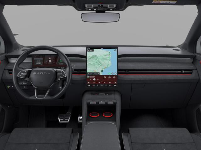 Skoda Peaq 90 Sportline 7p. 286 pk | Adaptive Chassis Control Pakket | Assist pakket | Panorama Dak | Trekhaak | Warmtepomp | Winter pakket | Velgen: 21" lichtmetalen velgen "Dugong" zwart gepolijst | Simply Clever