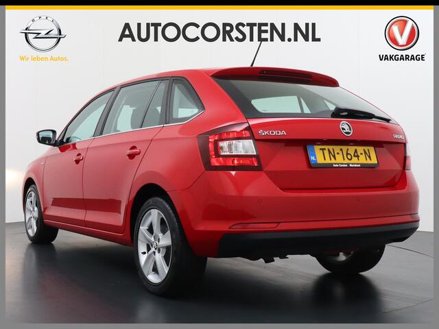 Skoda RAPID Spaceback T96PK Apple Carplay Android Auto Navi Ecc Cruise Control Stoelverwarming PDC DAB Plus Pakket Lmv 16" Bluetooth WLAN Mirror link Greentech Clever