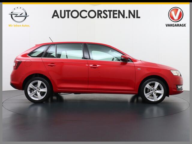 Skoda RAPID Spaceback T96PK Apple Carplay Android Auto Navi Ecc Cruise Control Stoelverwarming PDC DAB Plus Pakket Lmv 16" Bluetooth WLAN Mirror link Greentech Clever