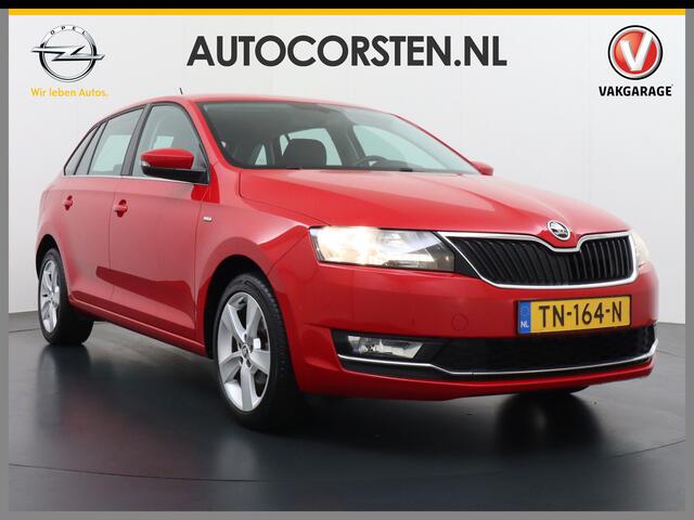 Skoda RAPID Spaceback T96PK Apple Carplay Android Auto Navi Ecc Cruise Control Stoelverwarming PDC DAB Plus Pakket Lmv 16" Bluetooth WLAN Mirror link Greentech Clever