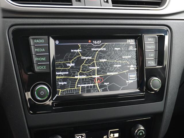 Skoda RAPID Spaceback T96PK Apple Carplay Android Auto Navi Ecc Cruise Control Stoelverwarming PDC DAB Plus Pakket Lmv 16" Bluetooth WLAN Mirror link Greentech Clever