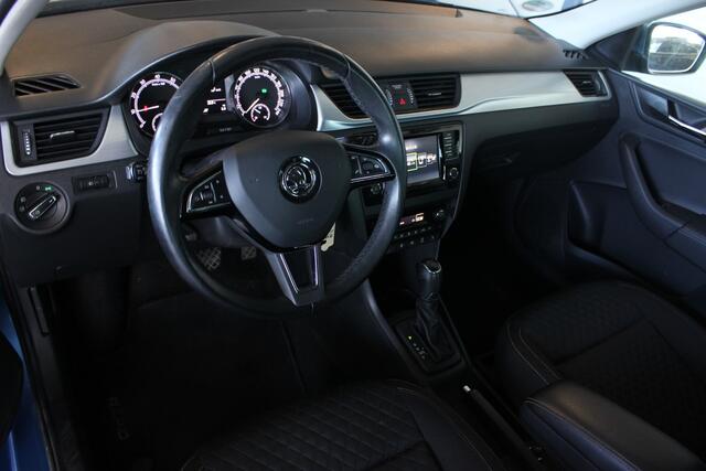 Skoda RAPID Spaceback 1.0 TSI Greentech Drive Trekhaak | Cruise | Navi | Bluetooth | Clima | Stoelverw. | Privacy glass | 16" LMV | PDC