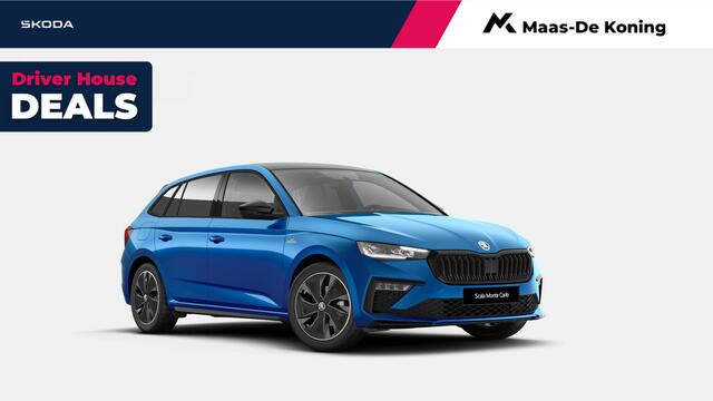 Skoda SCALA 1.0 TSI Monte Carlo 85 kW / 115 PK Hatchback 6 versn | Race Blue | Trekhaak