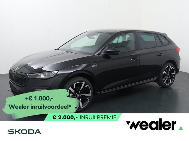 Skoda SCALA Monte Carlo 1.0 TSI 115 PK DSG | Automaat | Winterpakket | Adaptieve cruise control | 18" Lichtmetalen velgen |