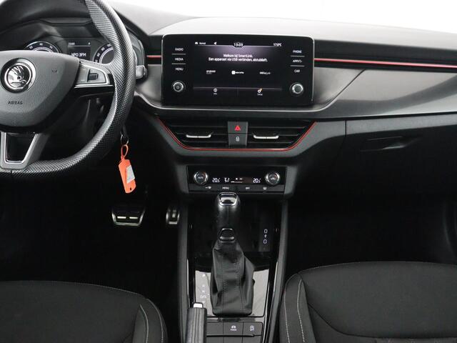 Skoda SCALA 1.0 TSI Sport | Automaat | Trekhaak | Carplay | 17'' | Sportstoelen | Full LED | Parkeerhulp | Climate control | Cruise control | Bluetooth