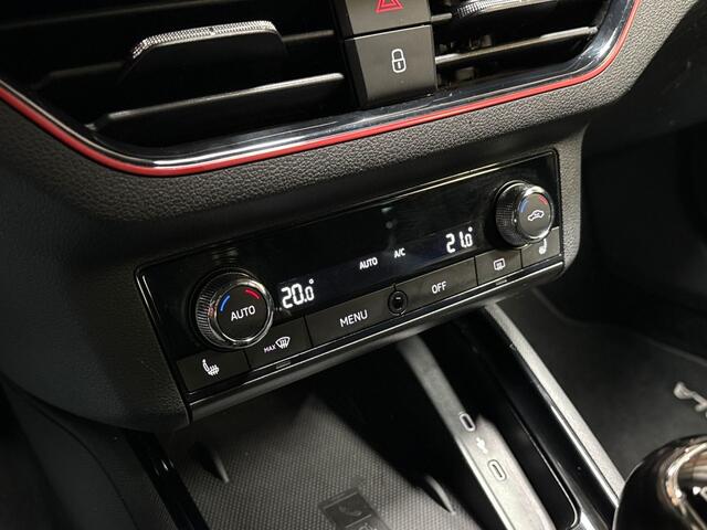 Skoda SCALA 1.0 TSI Sport (APPLE CARPLAY, KUIPSTOELEN, CLIMATE, STOELVERWARMING, SPORTSTOELEN, GETINT GLAS, PARKEERSENSOREN, LM VELGEN, NIEUWSTAAT)