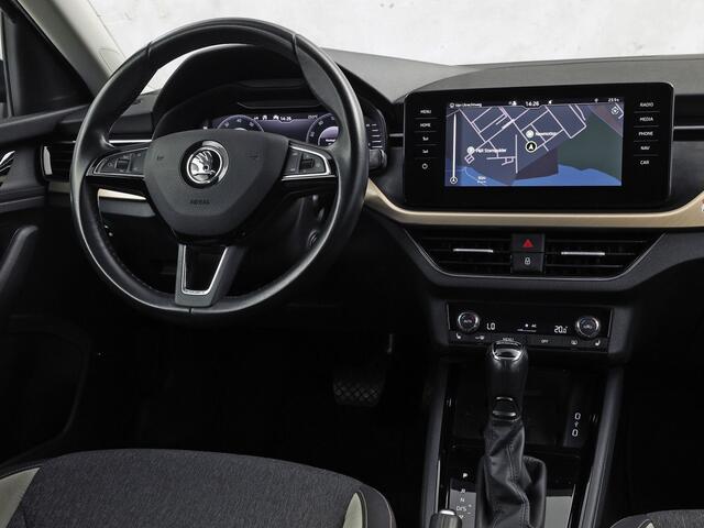 Skoda SCALA 1.0 TSI Business Sport Automaat (GROOT NAVI, VIRTUAL COCKPIT, APPLE CARPLAY, STOELVERWARMING, NIEUWE APK, NIEUWSTAAT)