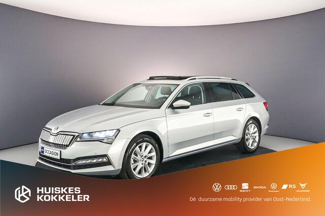Skoda SUPERB Combi Business Edition Plus 1.4 TSI PHEV 218pk DSG Automaat Panoramadak, Elektrische achterklep, Achteruitrijcamera, Cruise control, Navigatie, Parkeersensoren, LED koplampen