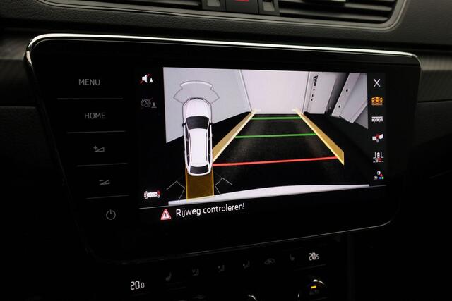 Skoda SUPERB Combi 1.4 TSI 218 pk DSG iV Sportline Business | Panoramadak | Trekhaak | Geheugenstoelen | Leder/alcantara | Matrix LED | Navigatie Columbus | Stoel-/achterbankverwarming | Adaptief onderstel