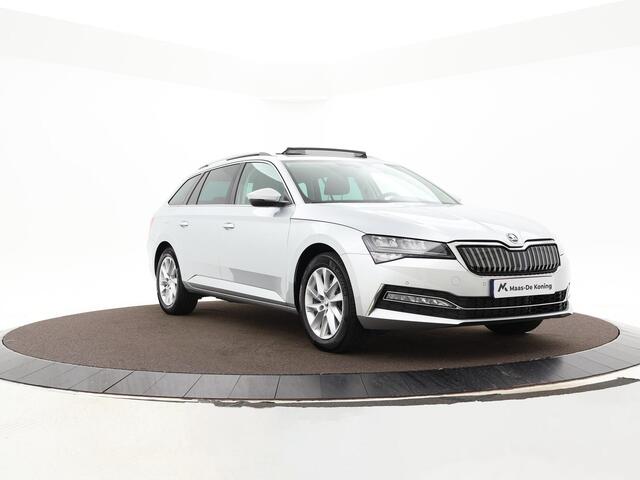 Skoda SUPERB Combi 1.4 Tsi 218pk DSG iV Business Edition Plus · Keyless · Panoramadak · Camera · Smart-Link · Keyless · Elek. Achterklep · 17'' Inch · Garantie t/m 04-03-2026 of 100.000km