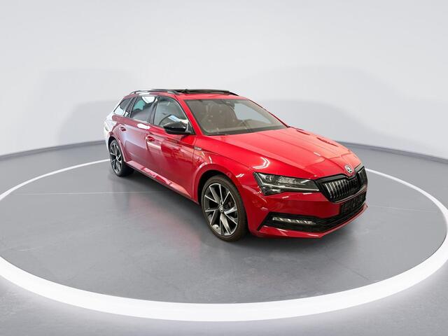 Skoda SUPERB Combi 1.4 Tsi 218pk iV Sportline Business · Keyless · Panoramadak · 360 Camera · Elek. Trekhaak · Stoelverwarming voor& Achter · 19'' Inch · Garantie t/m 17-10-2028 of 100.000km