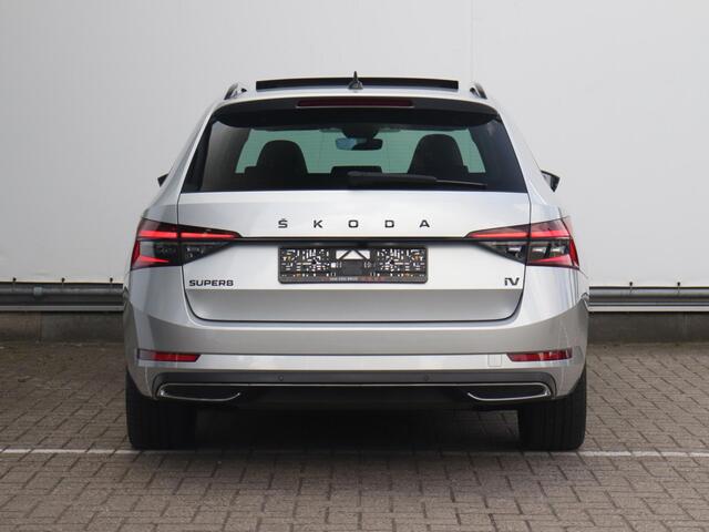 Skoda SUPERB Combi 1.4 TSI iV Sportline Business | Trekhaak | Dynamic Chassis Control | Pano | Camera | Dodehoekdetectie | Stoelverwarming V+A | Stuurverwarming |