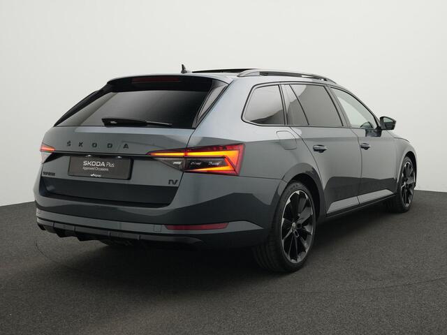 Skoda SUPERB Combi 1.4 TSI iV 218 pk DSG Sportline Business | Panoramadak | Trekhaak | Geheugenstoelen | Navigatie Columbus | Rondomzicht camera | Canton
