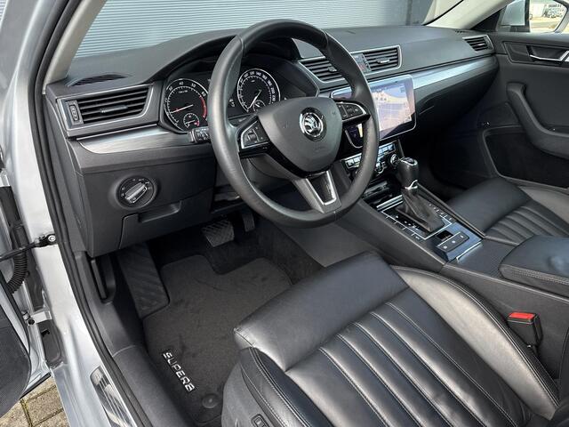 Skoda SUPERB Combi 1.5 TSI ACT Style Business Automaat ?Panoramadak ?Bi-Xenon ?Navigatie Full Map ?Vol Leder ?Apple Carplay & Android Auto ?Comfortstoelen met geheugen ?Elektrische A.Klep ?Climate ?Cruise ?Stoelverwarming ?Parkeersensoren ?Lichtmetaal 17"
