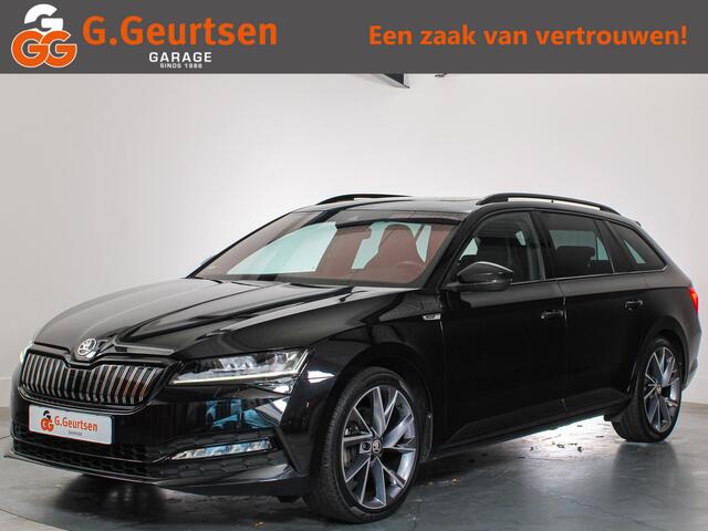 Skoda SUPERB Combi 1.4 TSI iV Sportline Black Edition Panoramadak, LED, Sportstoelen, Alcantara, Memory, Camera