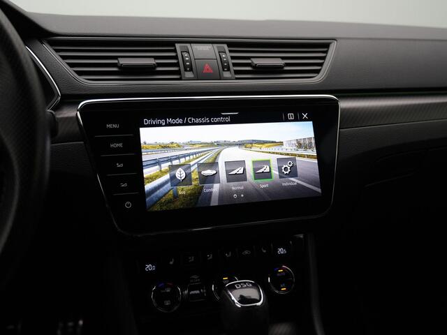 Skoda SUPERB Combi 1.4 TSI iV 218 pk DSG Sportline Business | Trekhaak | Geheugenstoelen | Navigatie Columbus | Adaptief onderstel | Matrix LED | Leder/alcantara