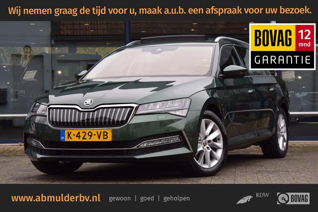 Skoda SUPERB Combi 1.4 TSI iV Business Edition Plus PHEV | Plug-in Hybride | Org. NL | BOVAG Garantie | Virtual Cockpit | Apple Carplay/Android Auto | Elektrische Voorstoelen met geheugen | Verwarmde Voorruit + Stoelen |