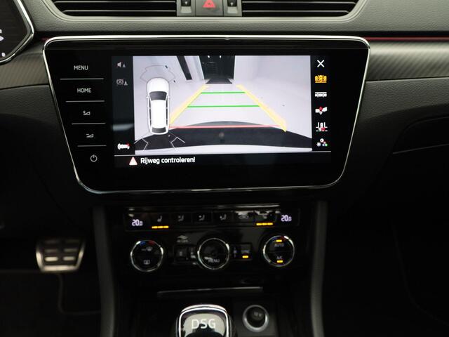 Skoda SUPERB Combi 1.4 TSi 218 Pk Automaat iV Sportline Business | Panoramadak | Adaptive Cruise | CarPlay | Navigatie | Stoelverwarming | Camera | Trekhaak | 76.398 Km!!