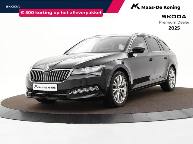 Skoda SUPERB Combi 1.5 Tsi 150pk DSG ACT Business Edition Plus · Apple/Android Car Play · Camera · Keyless · Elek. Achterklep · Cruise Control · Stoelverwarming · 18'' Inch · Garantie t/m 23-03-2027 of 100.000km