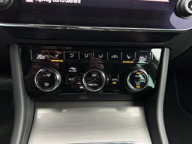 Skoda SUPERB Combi 1.4 TSI iV PHEV 1e EIGENAAR CAMERA ALCANTARA MEMORY STOEL LED NAVI CRUISE ECC