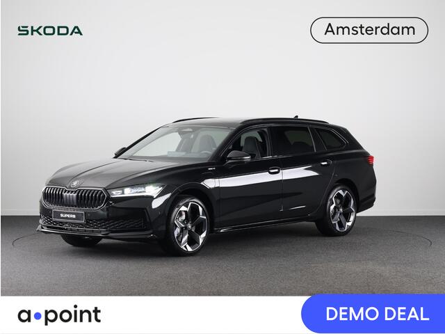 Skoda SUPERB combi Sportline Business PHEV 1.5 TSI 204 pk 6 versn. DSG | Travel assist plus | Panoramadak | Canton | 19 inch lichtmetalen velgen