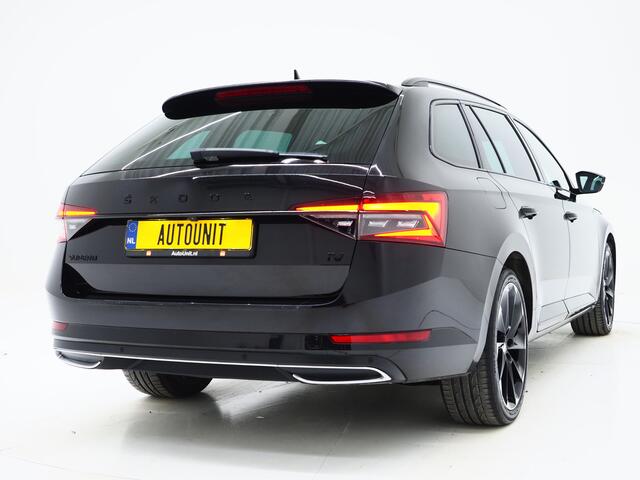 Skoda SUPERB Combi 1.4 TSI iV Sportline | Sportstoelen | Adaptive Cruise | Trekhaak | Keyless | Camera | Memory | Sfeerlicht