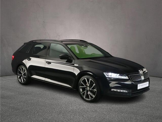 Skoda SUPERB Combi Sportline Business 1.5 TSI 150pk DSG Automaat Adaptive cruise control, Elektrische achterklep, Achteruitrijcamera, Navigatie, LED matrix koplampen