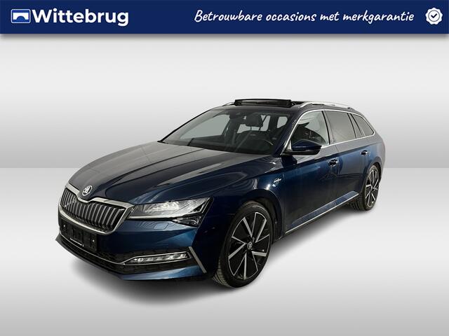 Skoda SUPERB Combi 1.4 TSI iV Laurin & Klement / AUTOMAAT/ PANO/ TREKHAAK/ LEER/ STOELVENTILATIE/ ELEK.ACHTERKLEP/ STUUR+STOELVERWARM./ PARK.SENSOR.V+A/ CAMERA/ MEMORY SEAT/ CRUISE/ KEYLESS/ SMARTLINK/ DAB/ NAVI/ CLIMA/ LED