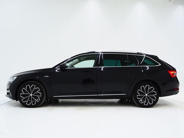 Skoda SUPERB Combi 1.4 TSI iV Laurin & Klement | Leder | Trekhaak | Canton | Adaptive Cruise | Keyless | Sfeerlicht | Memory | Carplay