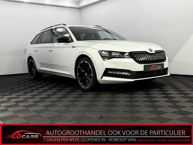 Skoda SUPERB Combi 1.4 TSI iV Sportline Business Half leder, Camera, Apple carplay, Memery stoelen, Stoelverwarming, Keyless start, Cruise control, Virtual desk