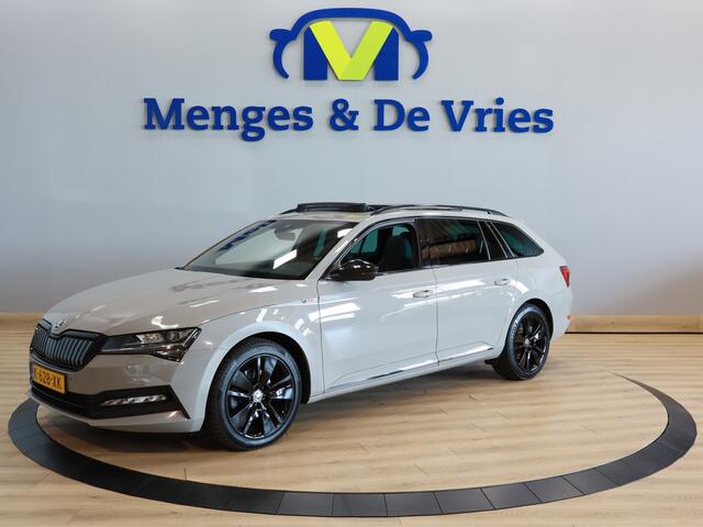 Skoda SUPERB Combi 1.4 TSI iV Sportline Business Airco ECC | Panorama | Canton | Trekhaak | Memory | Camera | Adaptive Cruise | Stuur\Stoel Verwarming | NAP