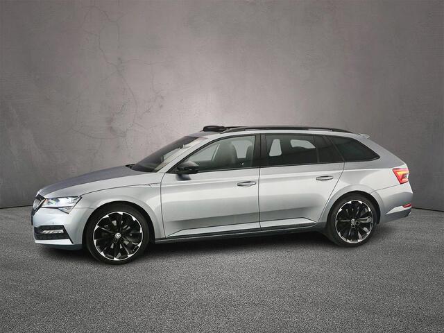 Skoda SUPERB Combi Sportline Business 1.4 TSI PHEV 218pk DSG Automaat Trekhaak, Adaptive cruise control, Panoramadak, CANTON audio, 360 camera, Elektrische achterklep