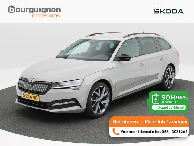 Skoda SUPERB Combi 1.4 TSi 218 Pk iV Sportline Business | Trekhaak | Stoelverwarming | CarPlay | Camera | Cruise Control | Navigatie | Full LED | 19 Inch | 91.754 Km !!