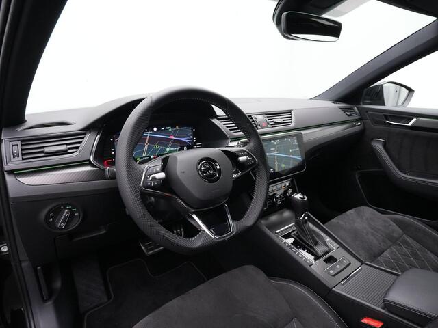 Skoda SUPERB 1.4 TSI iV 218 pk Sportline | Panoramadak | Trekhaak | Navigatie Columbus | Geheugenstoelen | 360 Camera | Matrix LED | Canton | Stuur-/achterbankverwarming