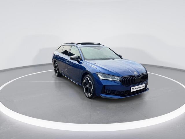 Skoda SUPERB 1.5 TSI PHEV 204pk Sportline Business · Panoramadak · Trekhaak · Leder · Garantie t/m 19-06-2030 of 100000km