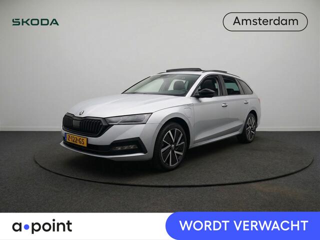 Skoda SUPERB combi First Edition 1.5 TSI m-HEV 150 pk Automaat (DSG) | Verlengde garantie | Navigatie | Panoramadak | Parkeersensoren | Achteruitrijcamera | Stoelverwarming |