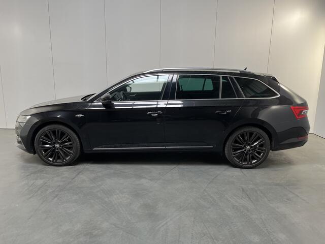Skoda SUPERB Combi 1.4 TSI iV Laurin & Klement / AUTOMAAT/ LEER/ TREKHAAK/ STANDKACHEL/ DCC/ ACC/ PARK.SENSOR.V+A/ 360 CAMERA/ MEMORY SEAT/ STOELVERWARM./ DODEHOEK/ SMARTLINK/ KEYLESS/ ELEK.ACHTERKLEP/ NAVI/ DAB/ CLIMA/ LED/ 19'' LMV
