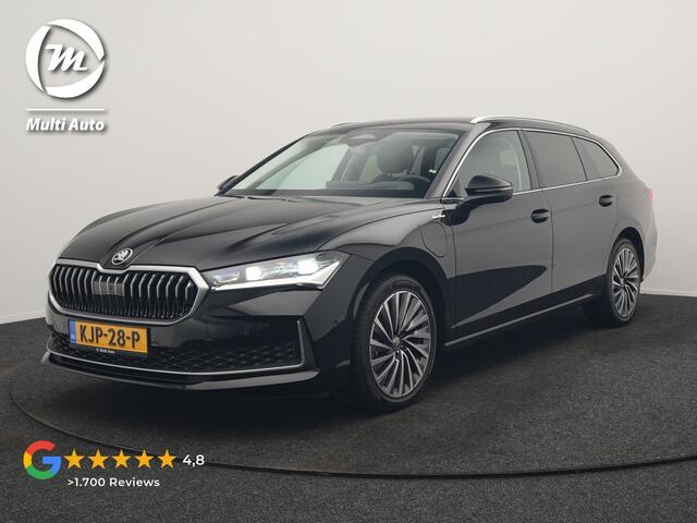 Skoda SUPERB Combi 1.5 TSI Laurin & Klement PHEV 204pk Dealer O.H. | Trekhaak Af Fabriek | Head Up | Adaptive Cruise | 360 Camera | Lederen Comfortzetels Massage & Ventilatie & Memory | Canton Audio | Stuur & Stoelen Verwarmd | Keyless | Blis | CCP!!!