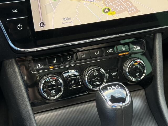 Skoda SUPERB Combi 1.4 TSI iV Business Edition / Adaptieve Cruise Control / Elektrisch schuif/kantel dak / Automaat / Navigatie / Camera / Climate Control / Stoelverwarming / Elektrische stoelen + Geheugen
